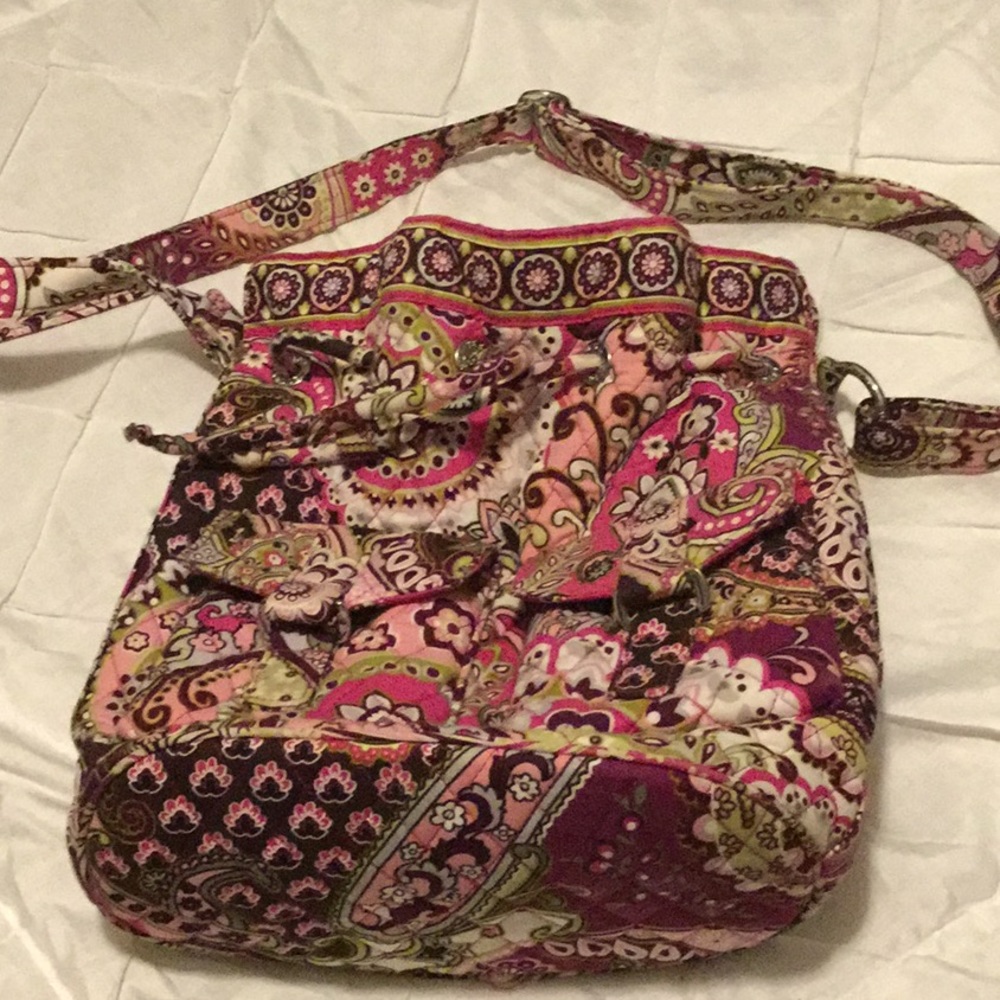 Vera Bradley crossbody drawstring bag